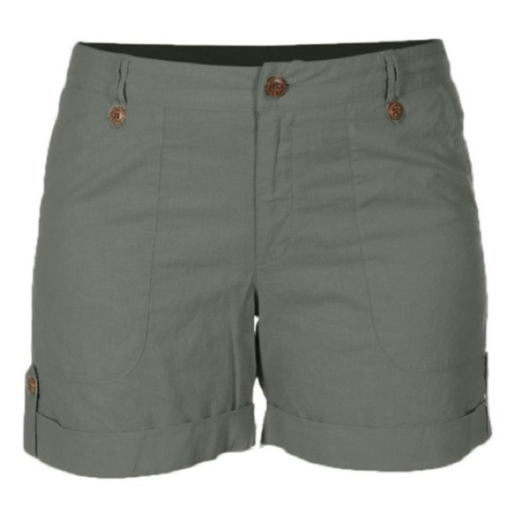 Patagonia | Olive Green W's Island Hemp 5" Shorts Hiking Outdoors Active Size 8 - Picture 4 of 11